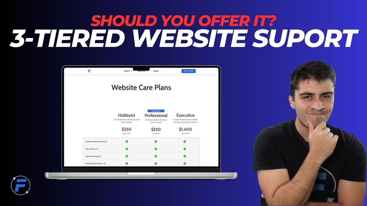 Should You Offer 3-Tiered Pricing For Ongoing Website Support? (Part 1/2)